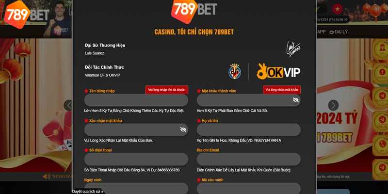 Hướng dẫn đăng ký tài khoản cá cược casino online chính chủ